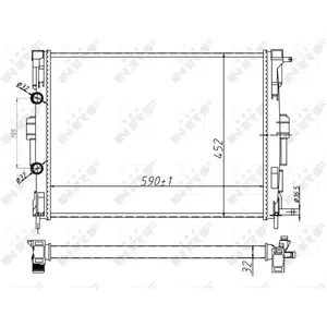NRF Radiateur pas cher