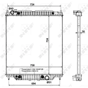 Radiateur nrf 56029 easy fit pas cher