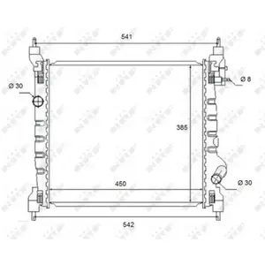 NRF Radiateur pas cher