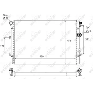 NRF Radiateur pas cher