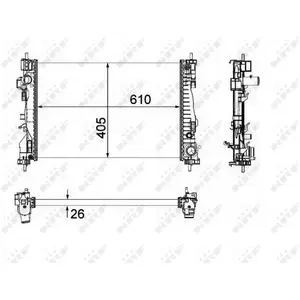 NRF Radiateur pas cher
