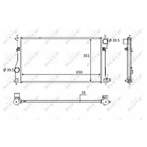 NRF Radiateur pas cher