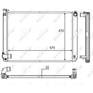 NRF Radiateur pas cher