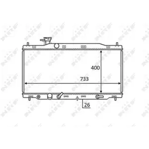 NRF Radiateur pas cher