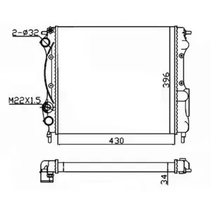 NRF Radiateur pas cher