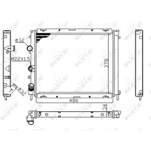 NRF DC1510 53209A Refroidissement pas cher