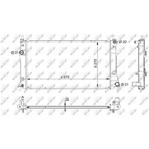 NRF Radiateur pas cher