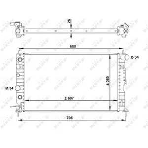 NRF Radiateur pas cher