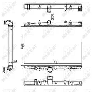 NRF Radiateur pas cher