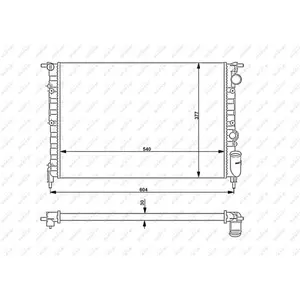 Radiateur nrf 54706 pas cher