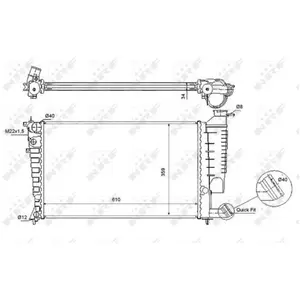NRF Radiateur pas cher