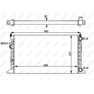 NRF Radiateur pas cher
