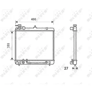 NRF Radiateur pas cher