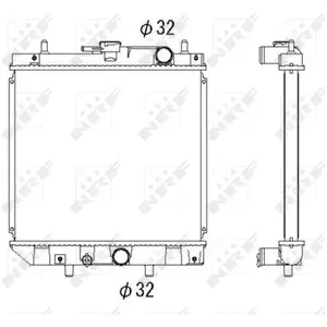 NRF Radiateur pas cher