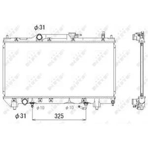NRF Radiateur pas cher