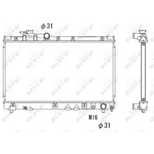 NRF Radiateur pas cher
