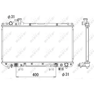 NRF Radiateur pas cher
