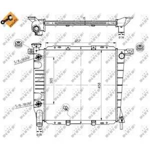 Radiateur 50379 NRF pas cher