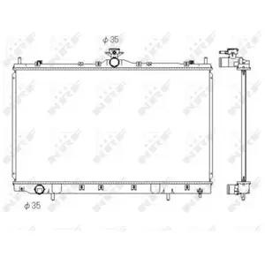 Radiateur 53431 NRF pas cher