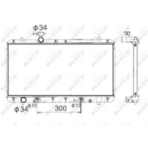 NRF 53429 Radiateur, refroidissement du moteur pas cher