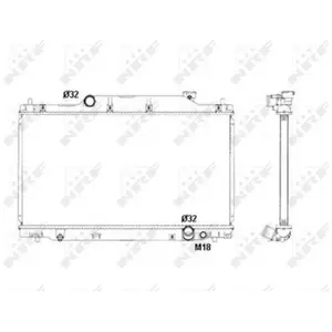 NRF Radiateur pas cher