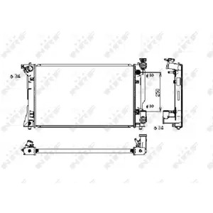 NRF Radiateur pas cher
