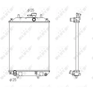 NRF Radiateur pas cher
