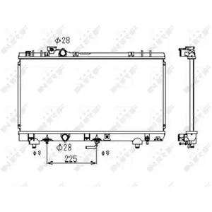Radiateur nrf 53349 pas cher