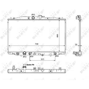 NRF Radiateur pas cher