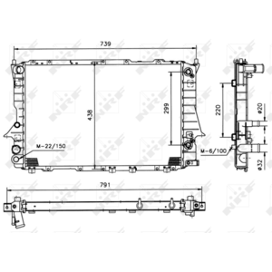 Radiateur nrf 51317 pas cher