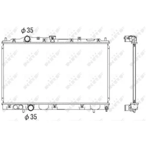 Radiateur nrf 53522 pas cher