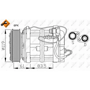 NRF Compressor airconditioning pas cher