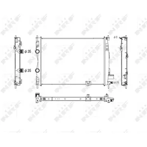 NRF Radiateur pas cher