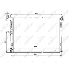 NRF Radiateur pas cher