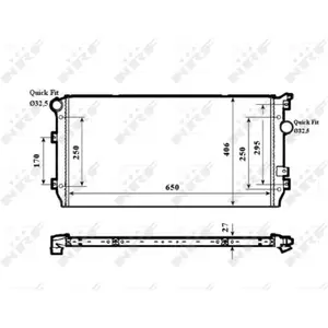Radiateur nrf 58339 pas cher