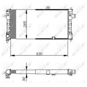 NRF Radiateur pas cher