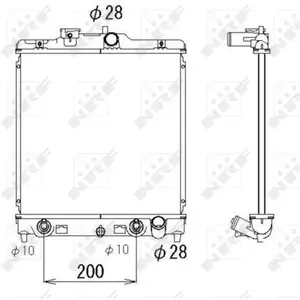 NRF Radiateur pas cher