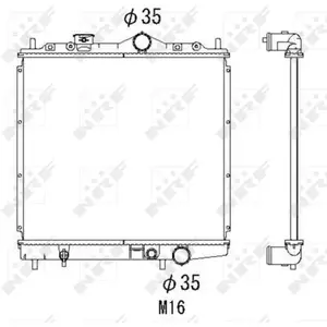 NRF Radiateur pas cher