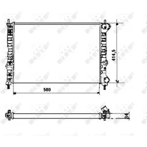 NRF Radiateur pas cher