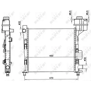 NRF Radiateur pas cher