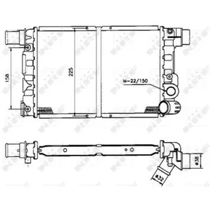 NRF Radiateur pas cher