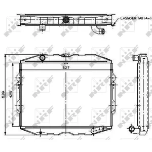 Radiateur nrf 504115 pas cher