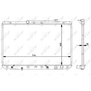 Radiateur nrf 516721 easy fit pas cher