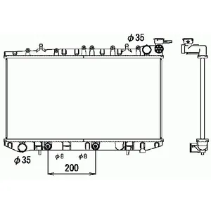 NRF B.V. Radiateur moteur pour NISSAN: Primera (Ref: 513497) pas cher