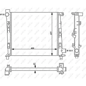 NRF Radiateur pas cher