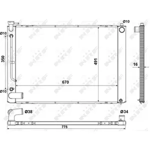 NRF Radiateur pas cher