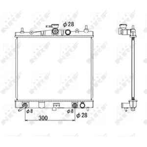 NRF Radiateur pas cher