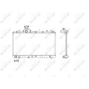 NRF Radiateur pas cher