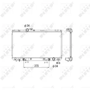 NRF Radiateur pas cher