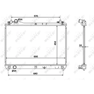 NRF Radiateur pas cher